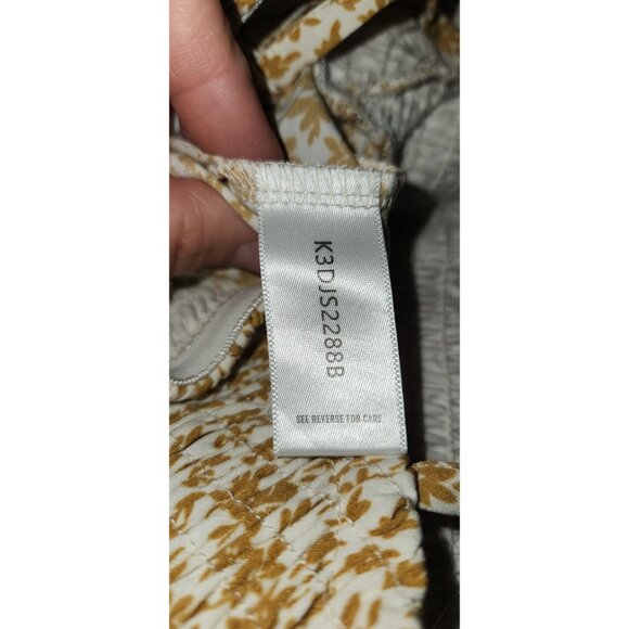 Bishop + Young Mustard Yellow Wide‎ Leg Jumpsuit- Size S - Picture 6 of 7